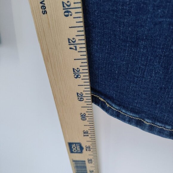 Levi's Plus Size Mid-Rise Skinny Ankle Distressed Denim Jeans Size 32 Women - Picture 11 of 16